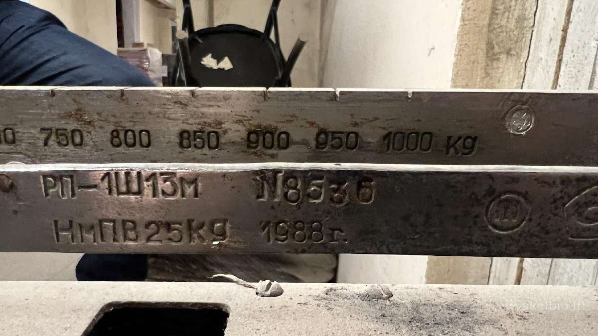 Svarstyklės iki 1000kg. - nuotraukos Nr. 2