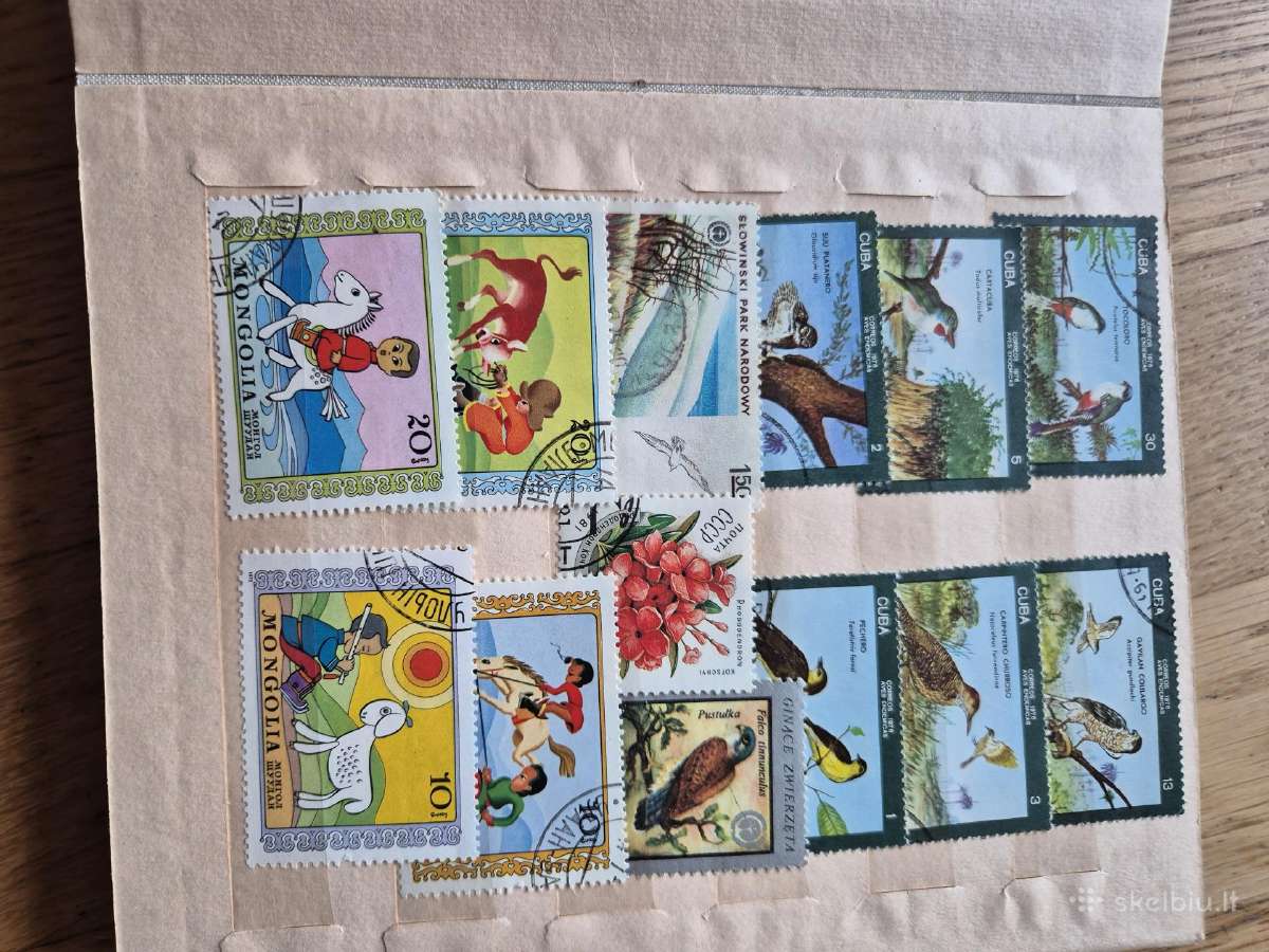 Pašto ženklai (1970-1980 m.) - nuotraukos Nr. 2