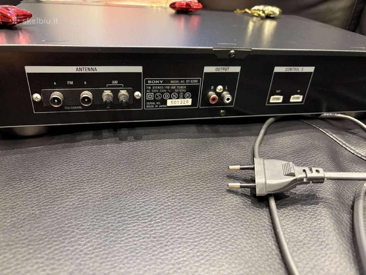 Sony St-s390,fm/am stereo radijo imtuvas - nuotraukos Nr. 3