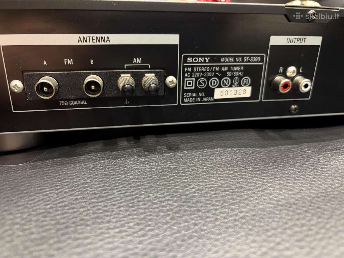 Sony St-s390,fm/am stereo radijo imtuvas - nuotraukos Nr. 4