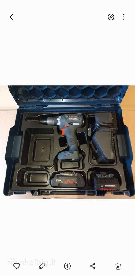 Bosch 18v-60 suktukas