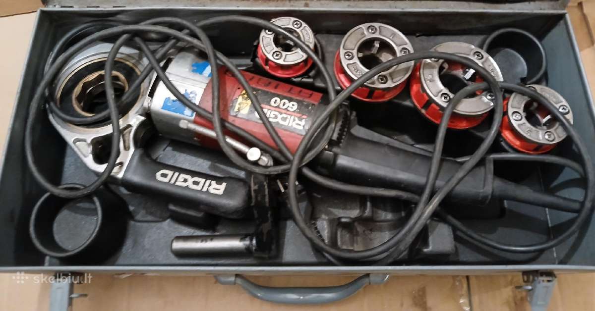 Ridgid 600 Sriegiklis Sriegtuvas