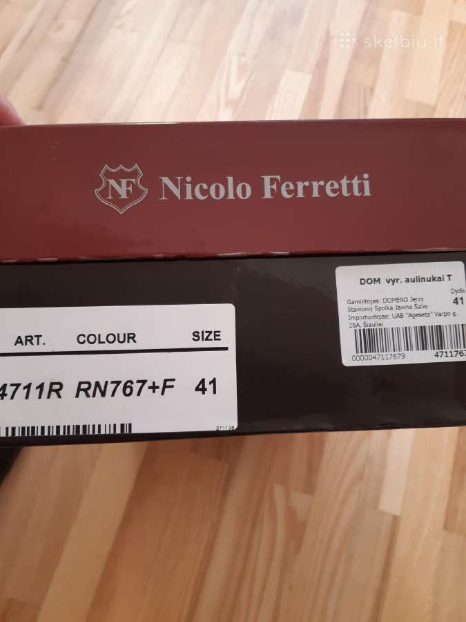 Nicolo Feretti aulinukai 41d. - nuotraukos Nr. 4