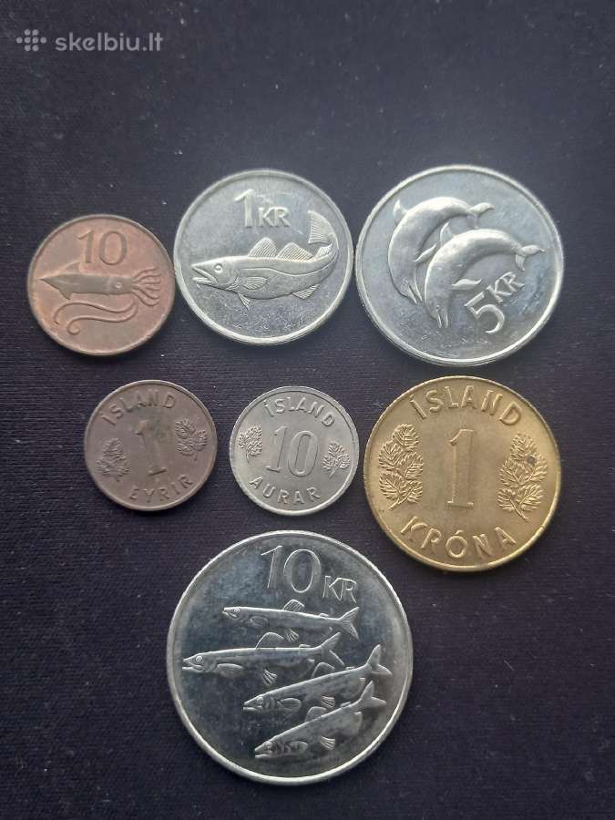 Monetos Islandija