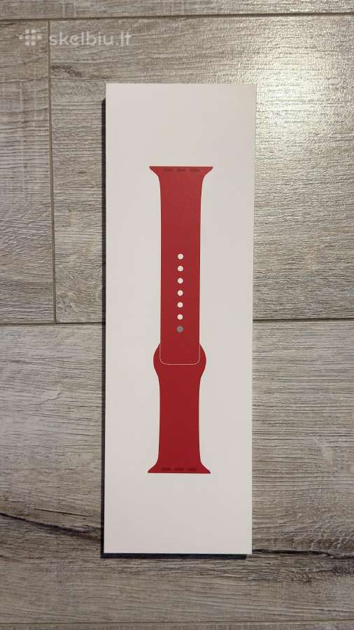 Apple Watch Sport Band (Raudona) M/l (Neišpakuota)