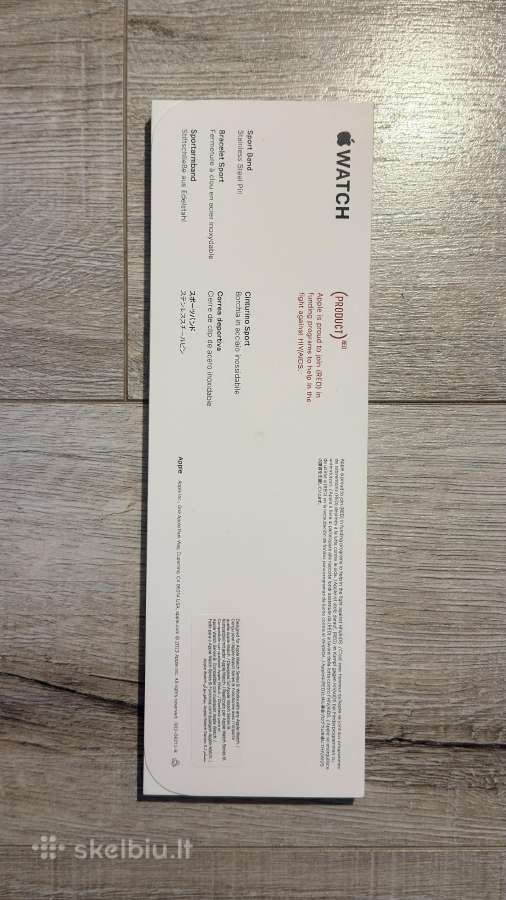 Apple Watch Sport Band (Raudona) M/l (Neišpakuota) - nuotraukos Nr. 2