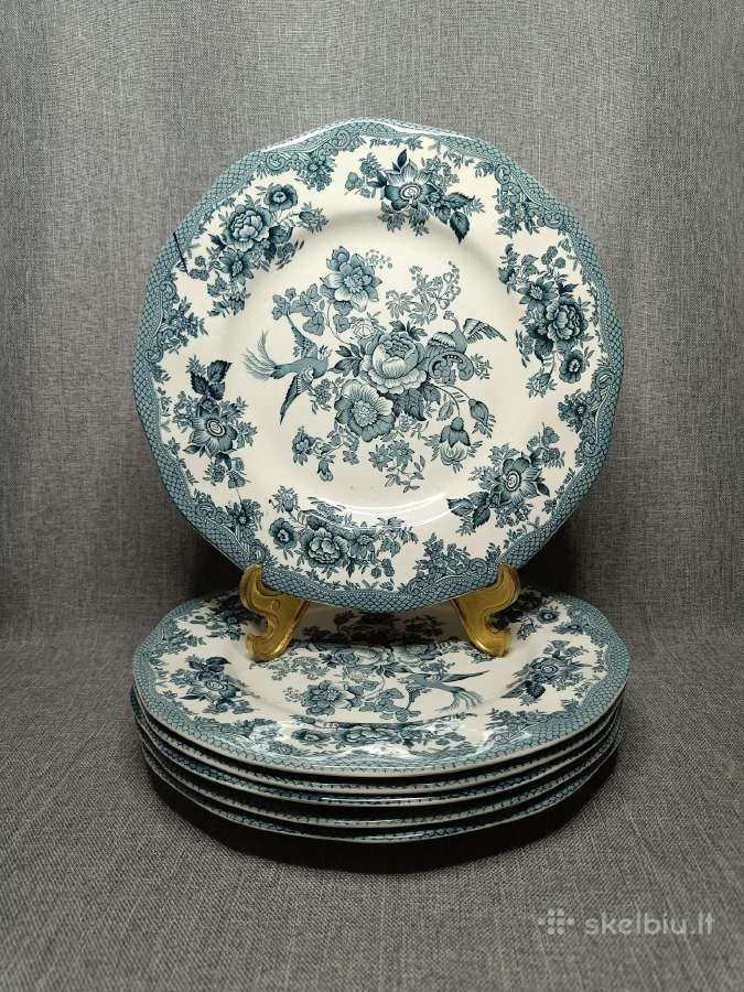 Wedgwood 6 lėkščių rinkinys "Asiatic Pheasants"