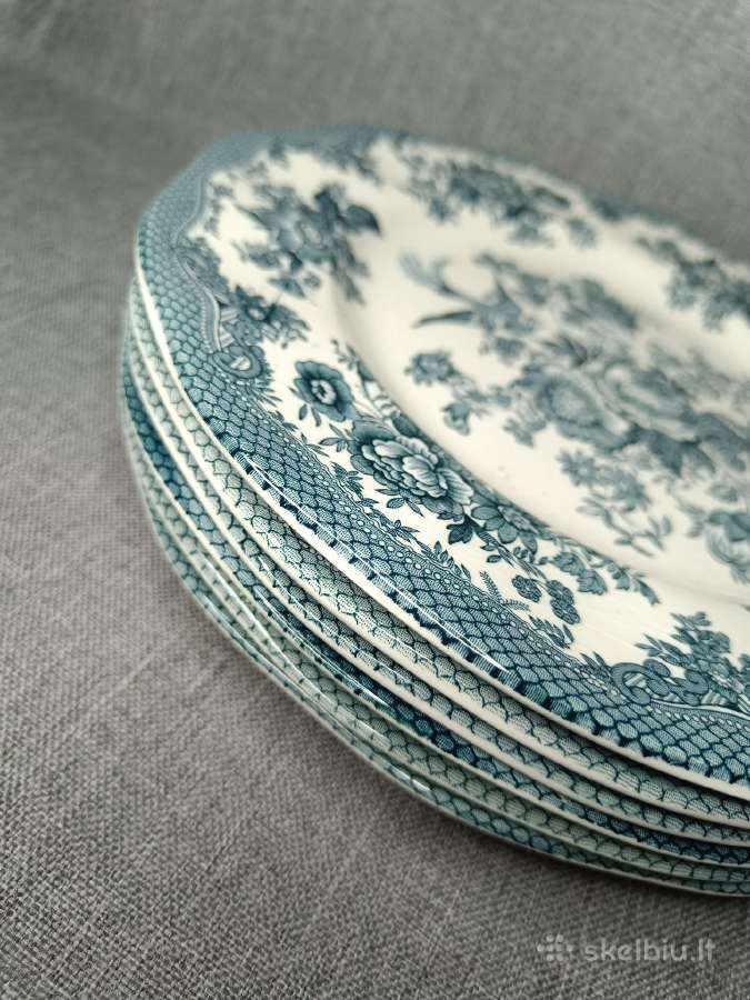 Wedgwood 6 lėkščių rinkinys "Asiatic Pheasants" - nuotraukos Nr. 3