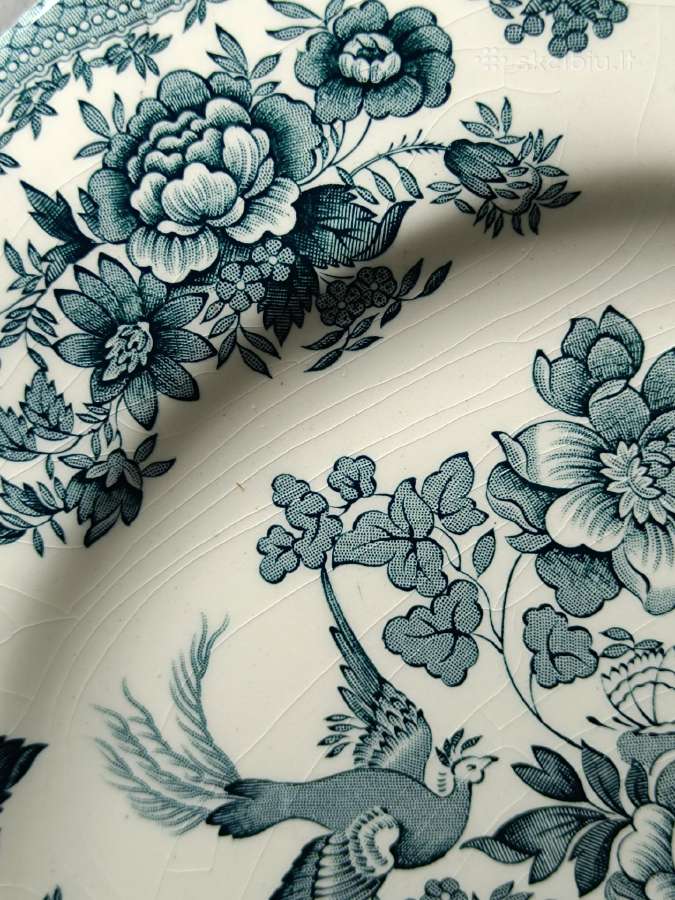Wedgwood 6 lėkščių rinkinys "Asiatic Pheasants" - nuotraukos Nr. 7