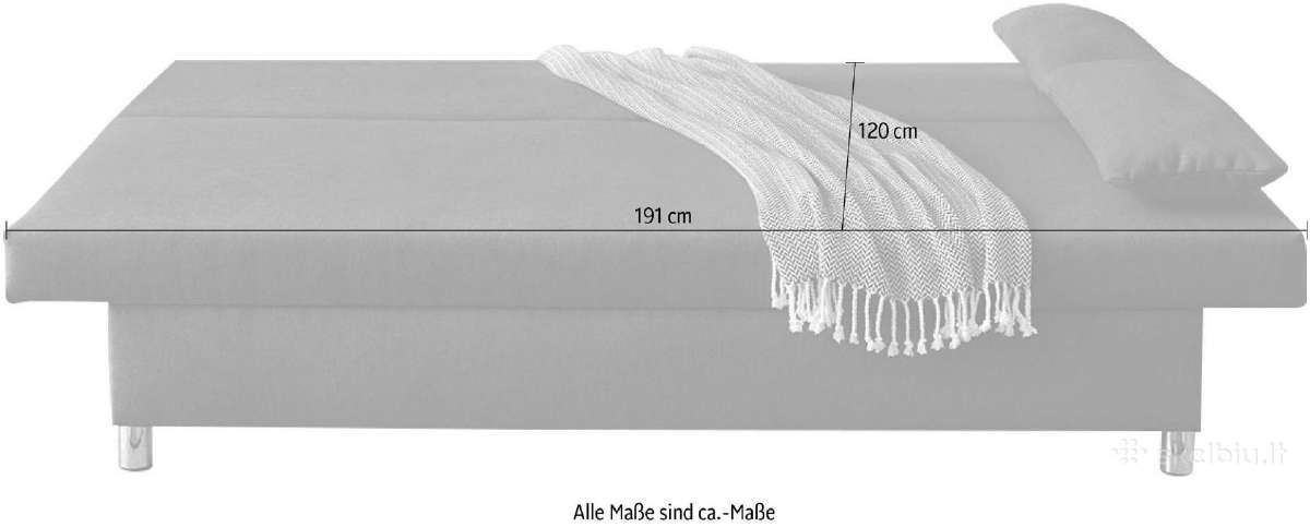 Minkšta sofa/sofa-lova su daiktadėže „Picanto" - nuotraukos Nr. 2