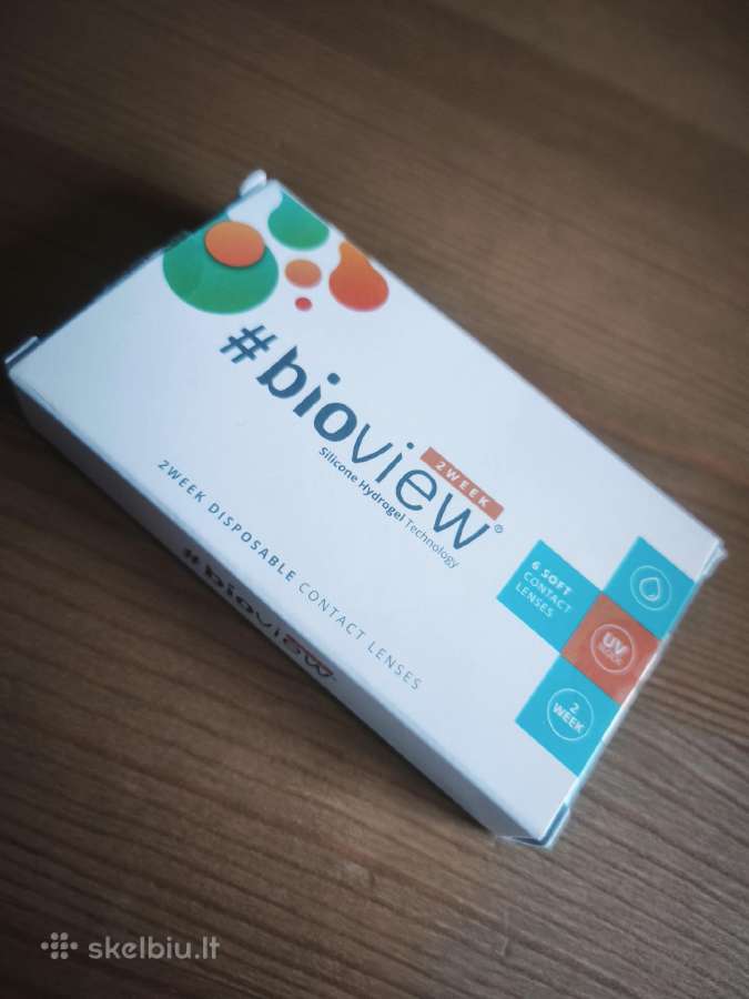 Bioview akių lęšiai. Stiprumas -1.75