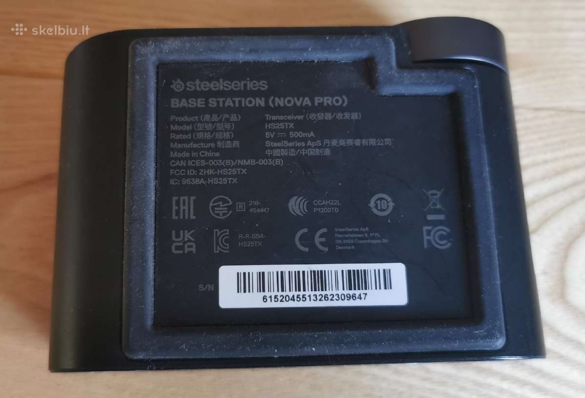 Stotelė ausinių Steelseries base station nova pro - nuotraukos Nr. 8