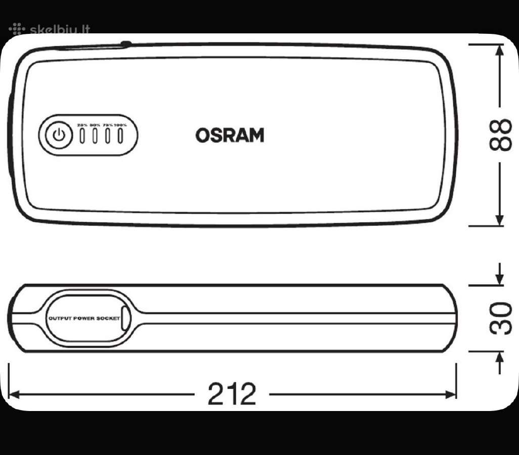 Osram (бустер) Batterystart 400 - nuotraukos Nr. 4
