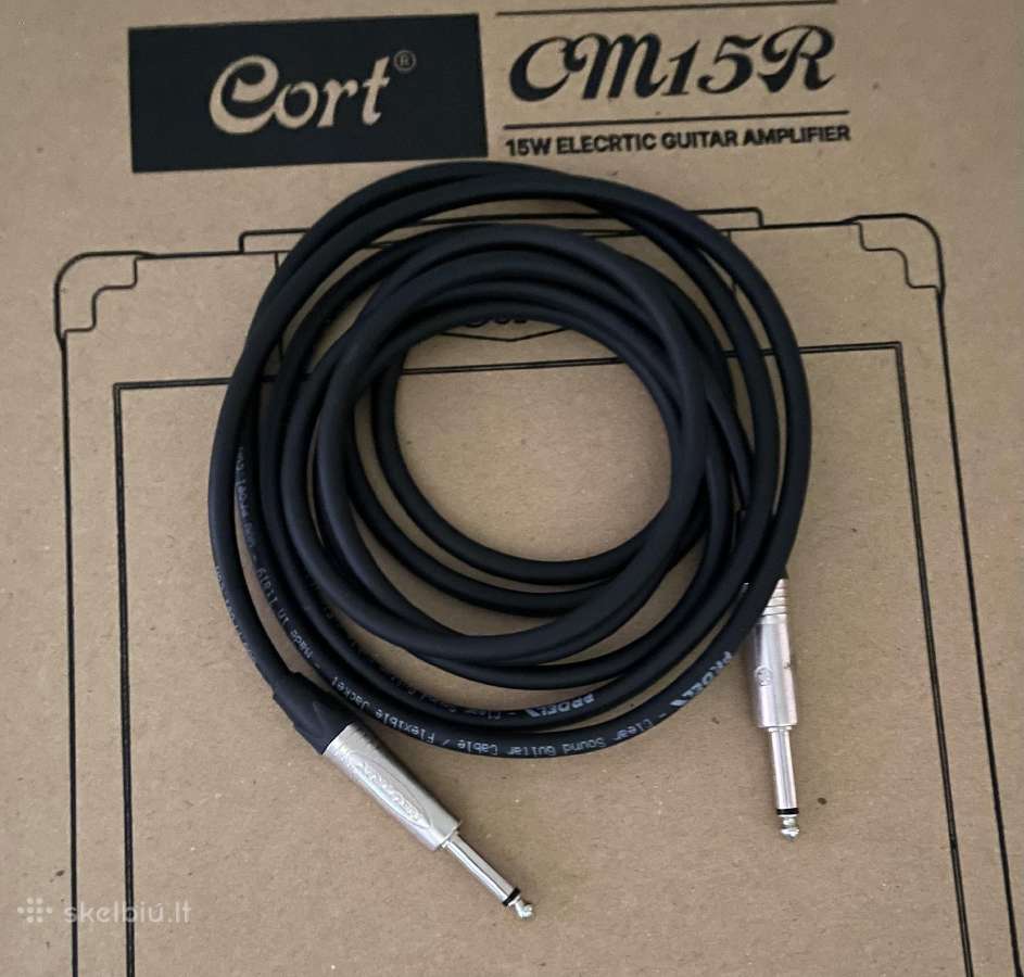 Kubas Elektrinei Gitarai Cort Cm15r Bk+ laidas - nuotraukos Nr. 5