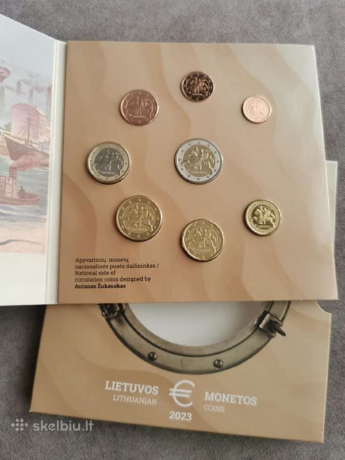 Lietuvos 2023 euro monetų rinkinys - nuotraukos Nr. 3