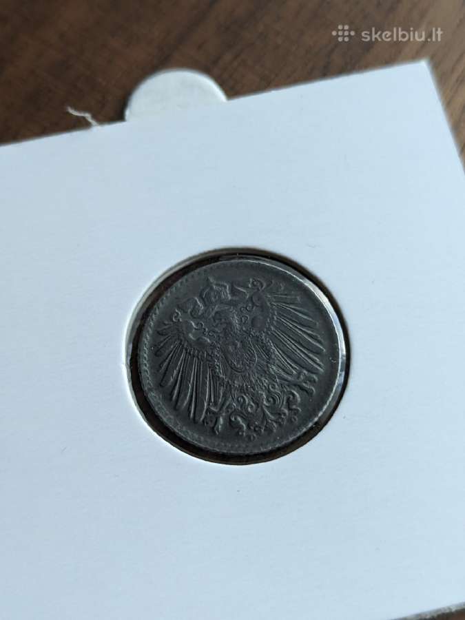 Vokietija 5 pfenigai, 1915 - nuotraukos Nr. 2