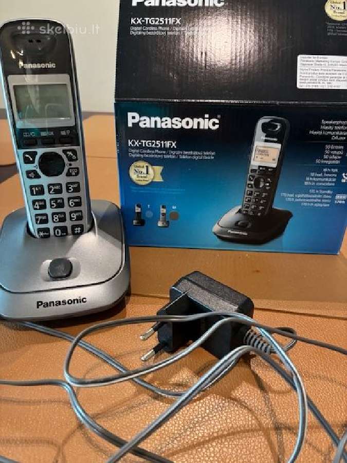 Naujas Belaidis telefonas Panasonic Kx-tg2511fx