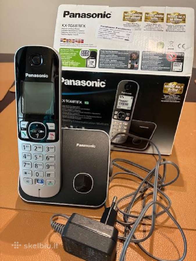 Naujas Belaidis telefonas Panasonic Kx-tg6811fx