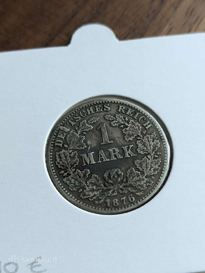 Vokietijos Imperija 1 markė, 1876