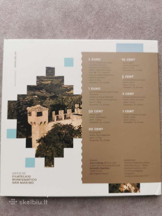 San Marino 2021 euro monetų rinkinys - nuotraukos Nr. 3