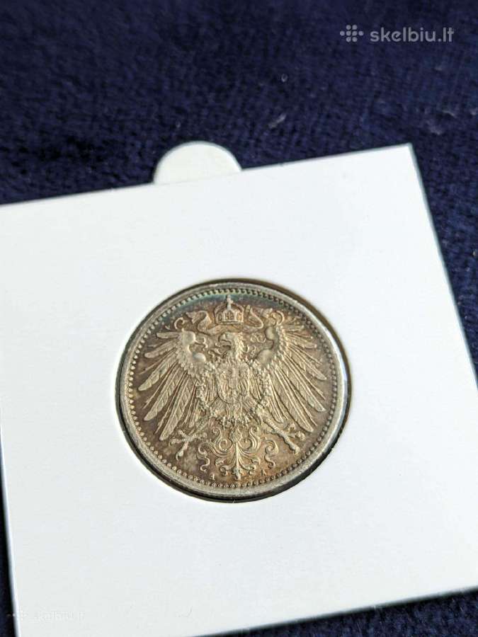 Vokietijos Imperija 1 markė, 1915 - nuotraukos Nr. 2