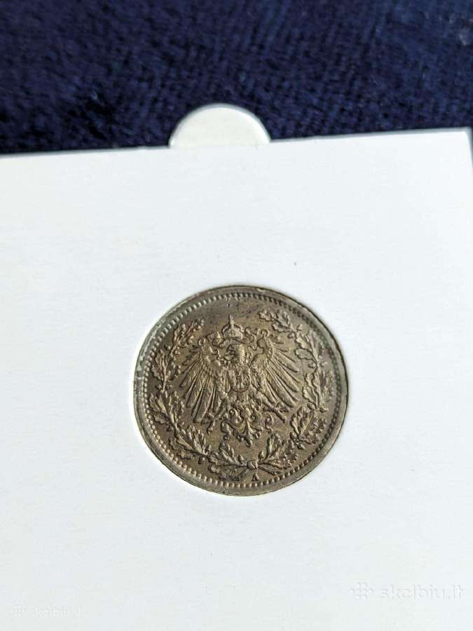 Vokietijos Imperija 1/2 markės, 1917 - nuotraukos Nr. 2