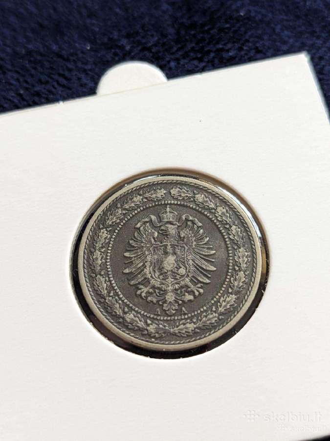 Vokietijos Imperija 20 pfenigų, 1888 - nuotraukos Nr. 2