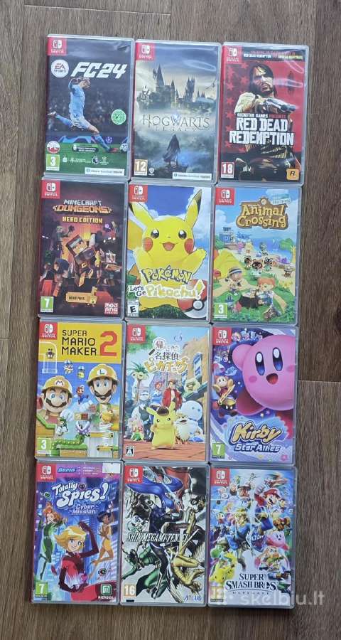 Nintendo switch žaidimai