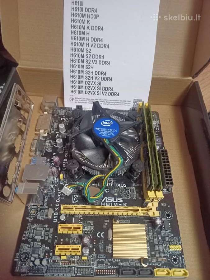 Lga 1150 Asus H81m-k -10eu viso yra apie 20vnt
