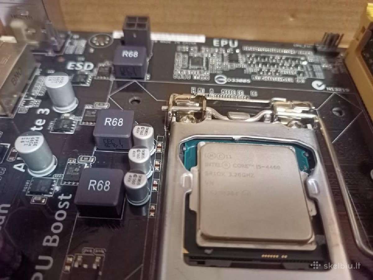 Lga 1150 Asus H81m =10eu Ddr3 4eu=4gb i5 4460 = 8e - nuotraukos Nr. 2