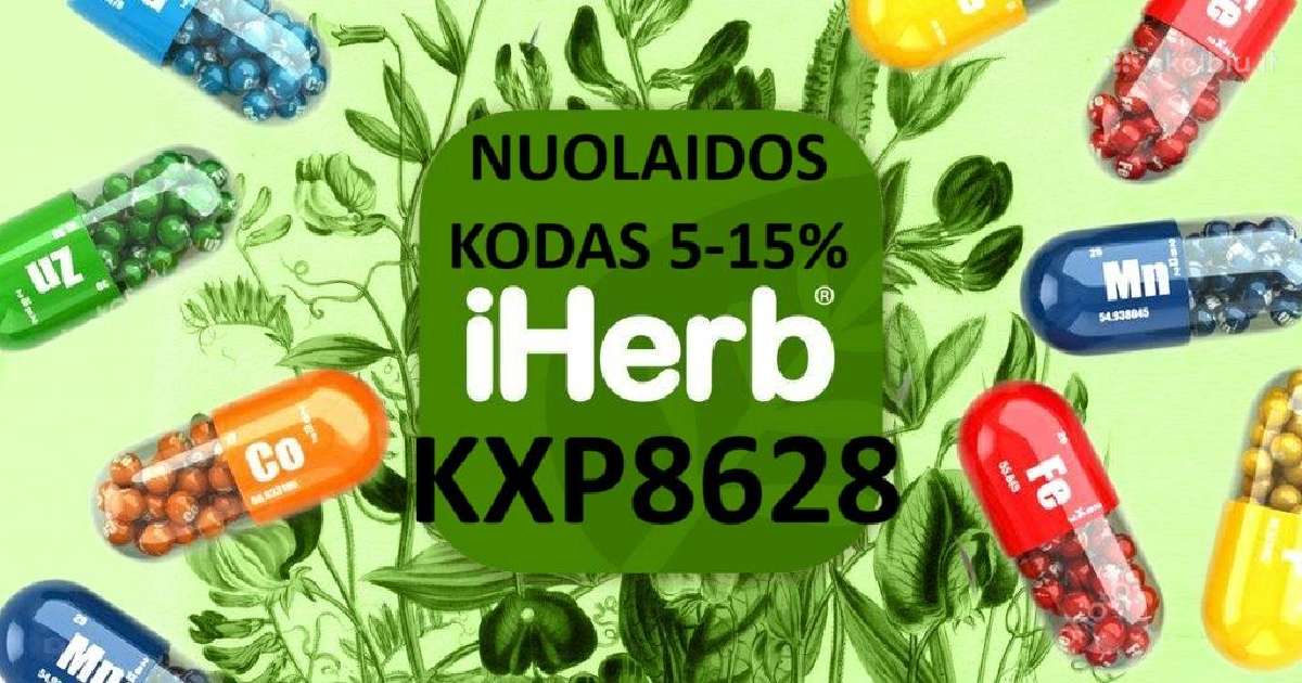Iherb 5-15% nuolaidos kodas Kxp8628 - nuotraukos Nr. 2
