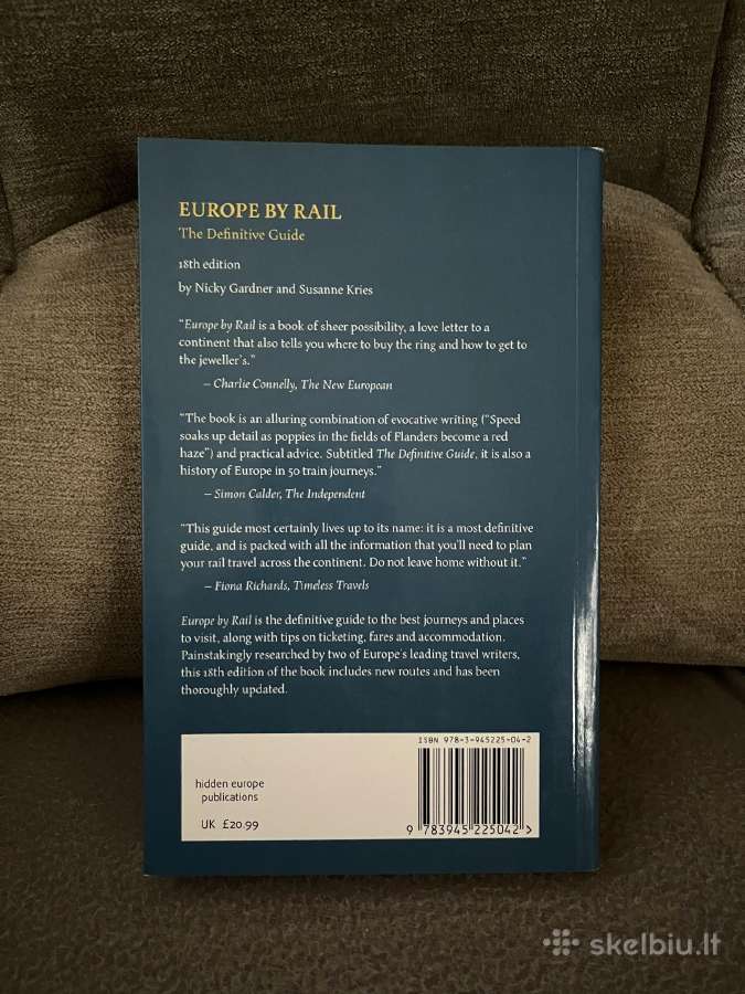 Europe by Rail: The Definitive Guide: 18th Edition - nuotraukos Nr. 2