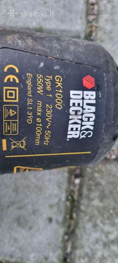 Black Decker Gk1000 - nuotraukos Nr. 2