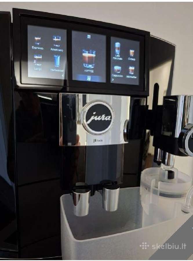 Jura J8 Twin Diamond Black (Ea) naujas