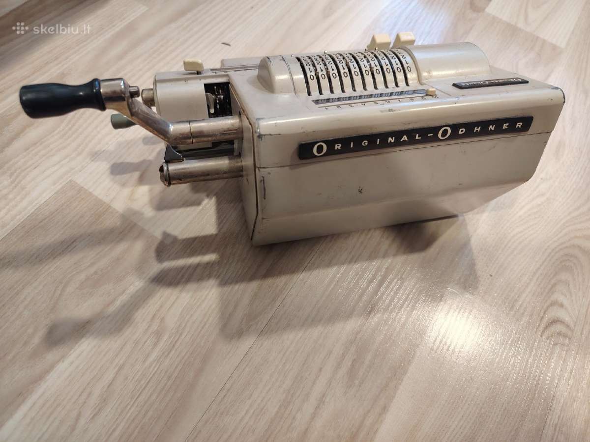 Original-odhner modelio 24 mechaninis skaičiuotuva - nuotraukos Nr. 3