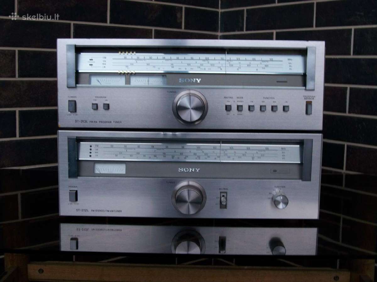 Sony. Sansui. Technics. Luxman. Mitsubishi