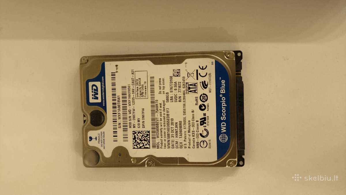 Dell Inspiron N5010 dalimis - nuotraukos Nr. 6