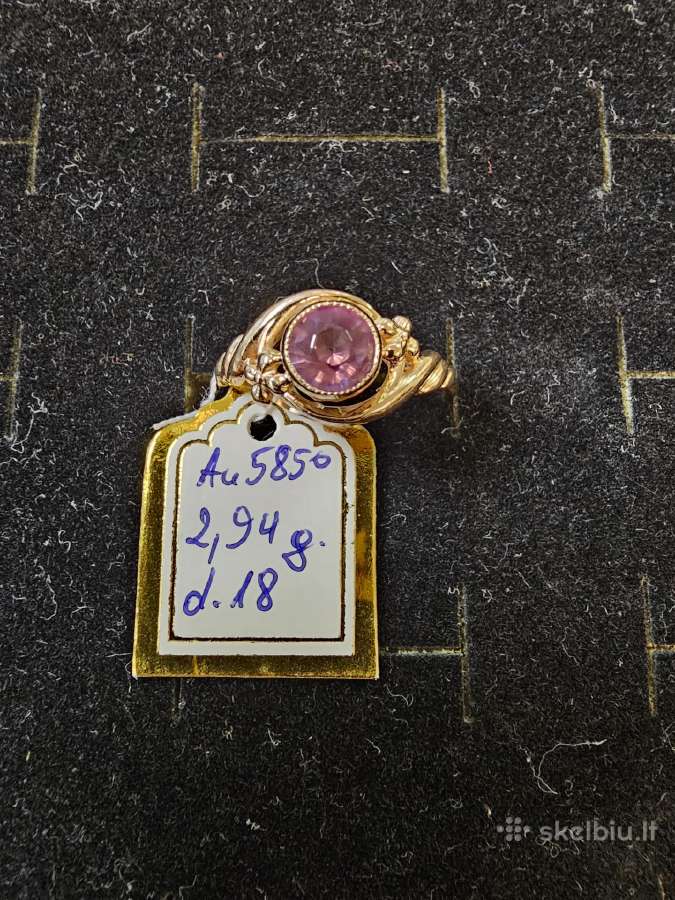 Auksiniai žiedai nuo 142eur. - nuotraukos Nr. 26