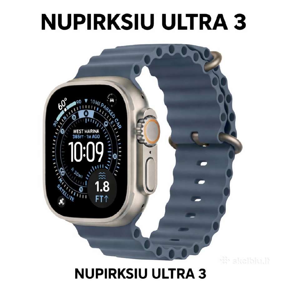 Nupirksiu Apple Watch Ultra 3