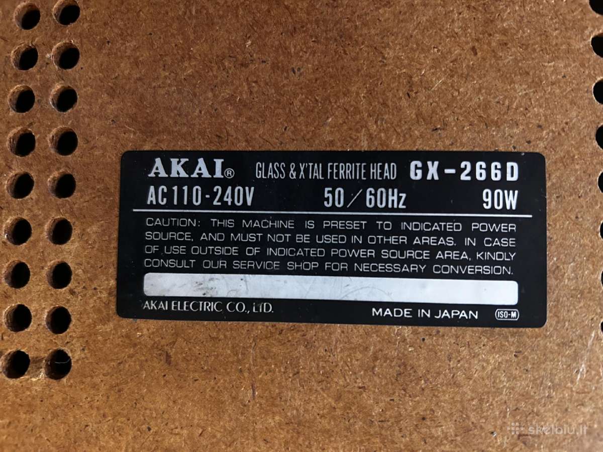 Parduodu Akai GX-266d - nuotraukos Nr. 12