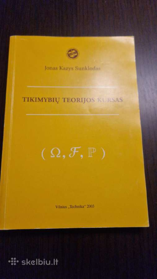 Tikimybių teorijos kursas, vadovėlis