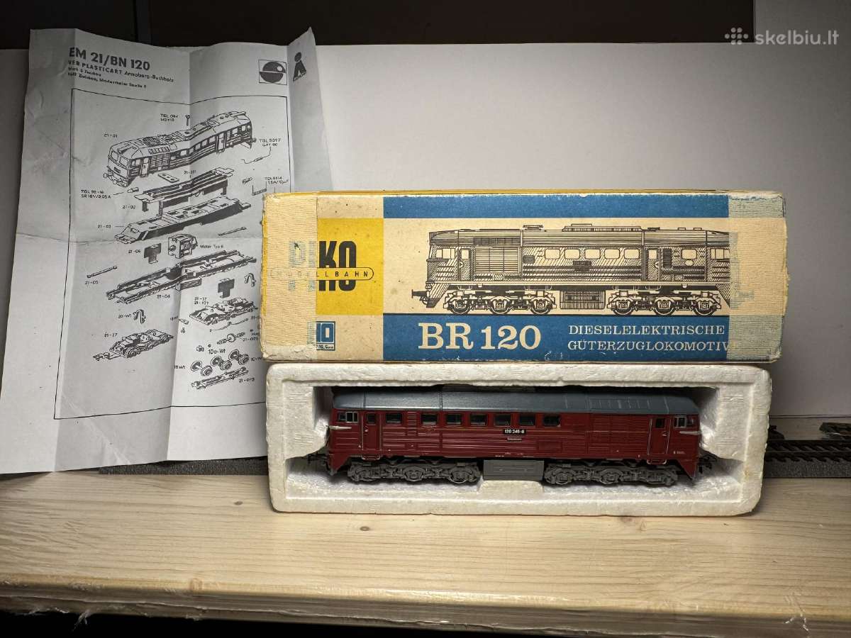 Piko lokomotyvas Br120/ M62 1:87 Ho - nuotraukos Nr. 2