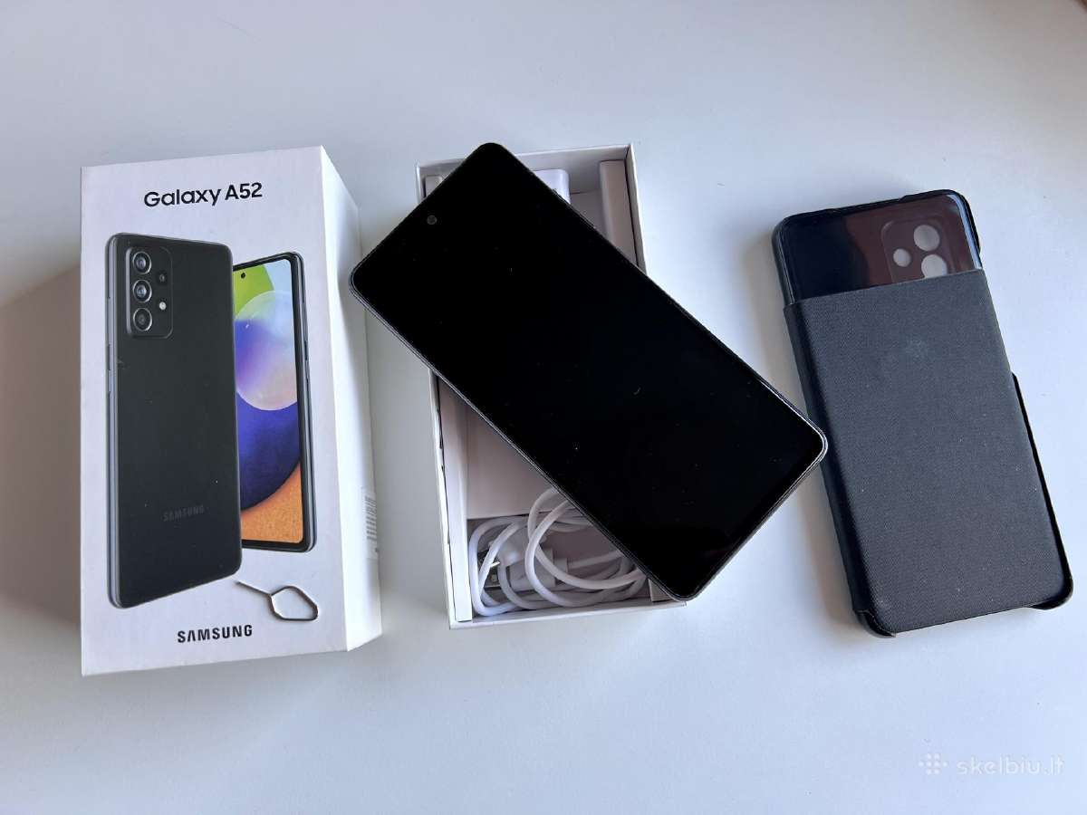 Samsung A52 128gb Gerai išlaikytas 85€