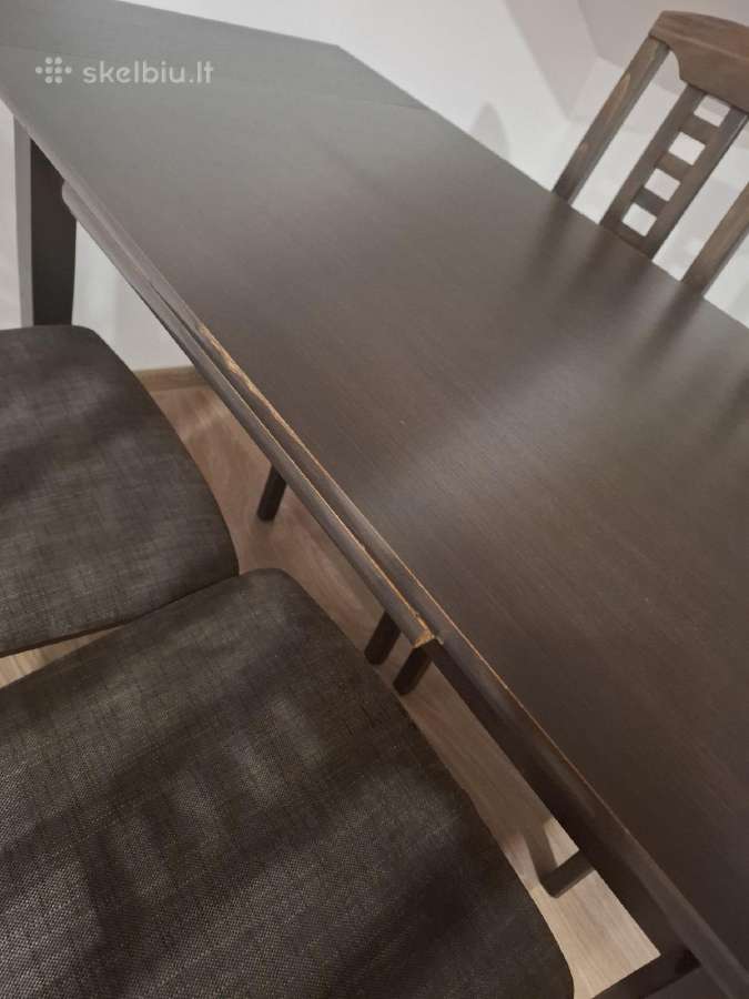 Stalo ir 4 kėdžių komplektas - nuotraukos Nr. 4