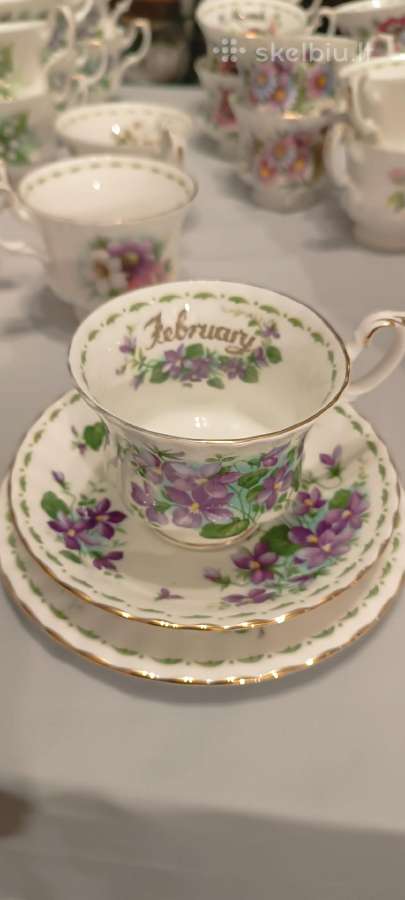 Royal Albert "Flower off the month" komplektai - nuotraukos Nr. 12