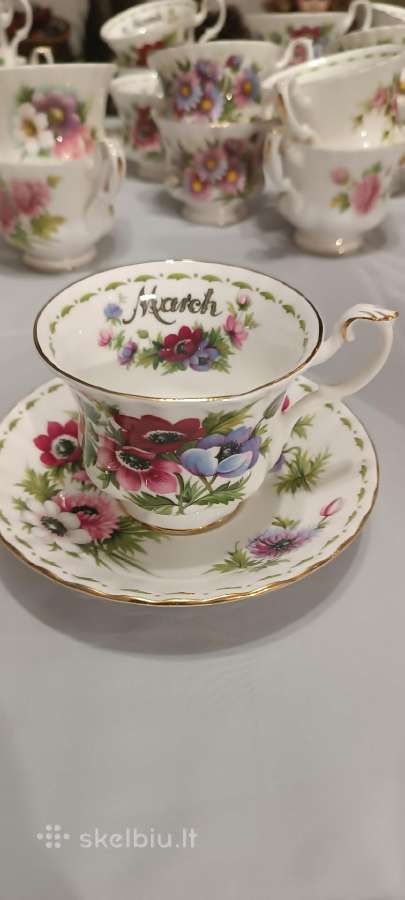 Royal Albert "Flower off the month" komplektai - nuotraukos Nr. 13