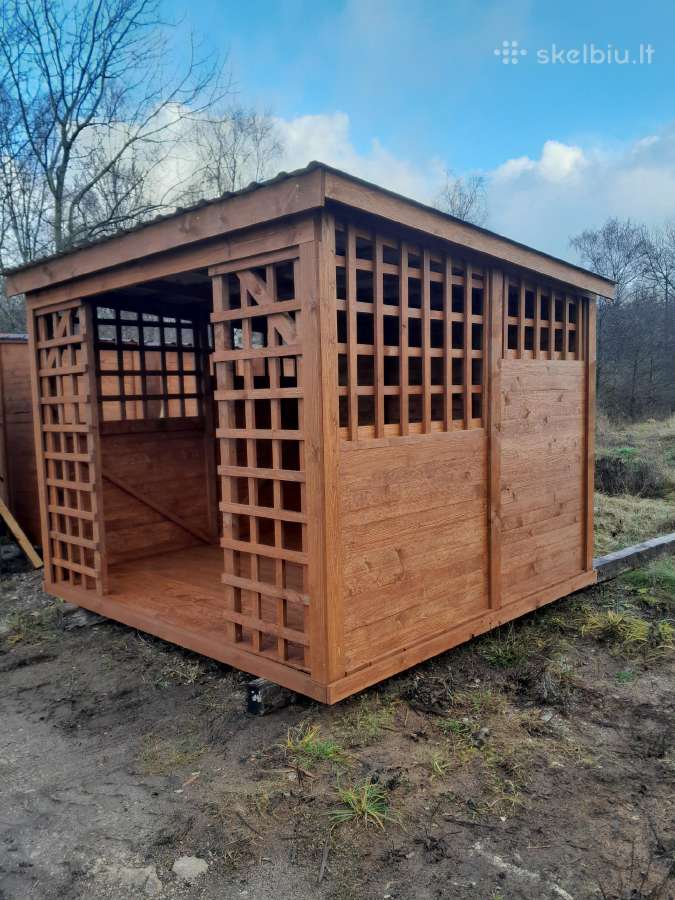 Medinės pavėsinės medinė pavėsinė pavėsinė - nuotraukos Nr. 2