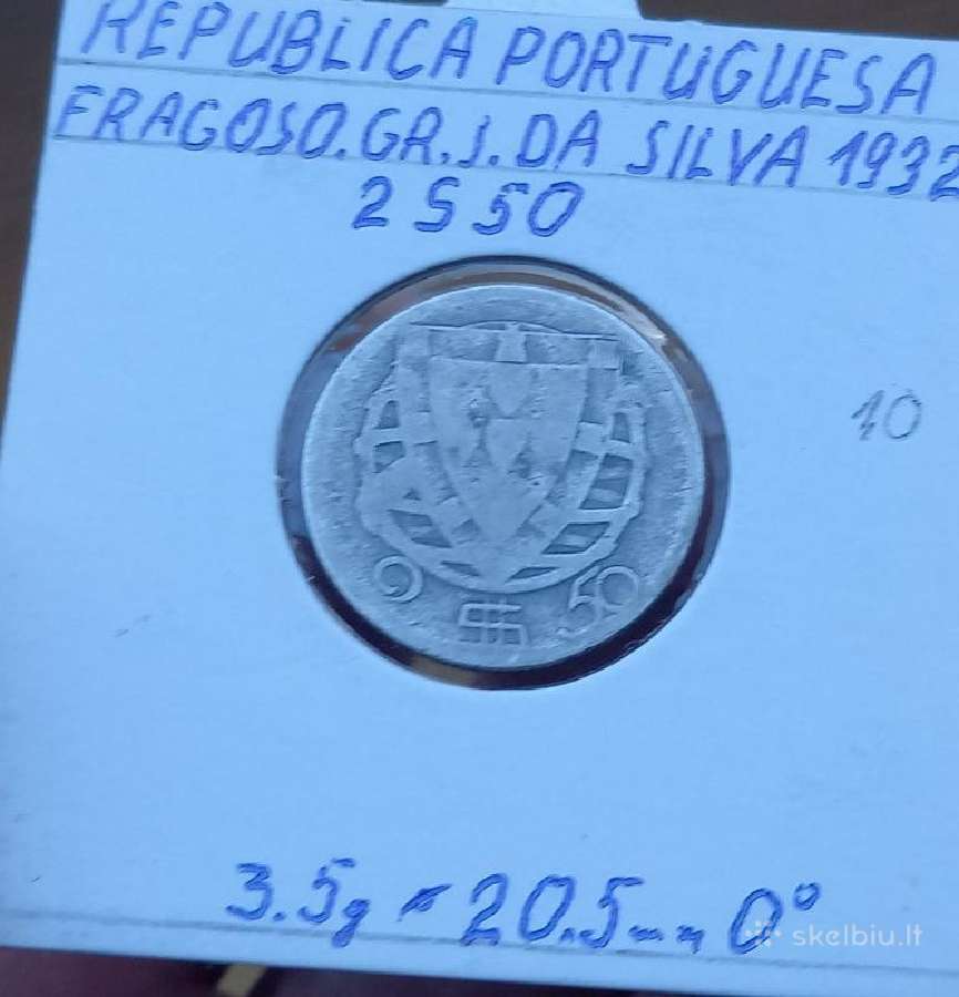 Portugalija 1932 2,50 escudu (sidabras) - nuotraukos Nr. 2