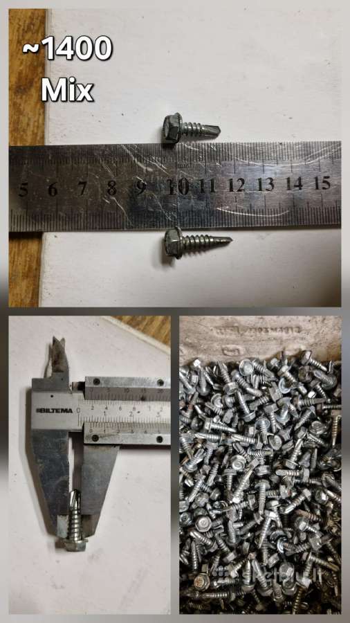Savisriegiai metalo varžtai - nuotraukos Nr. 2