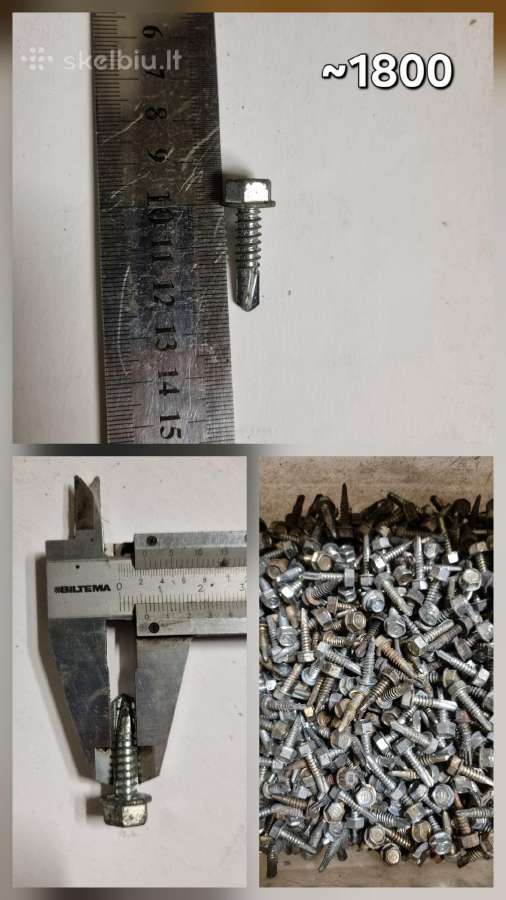 Savisriegiai metalo varžtai